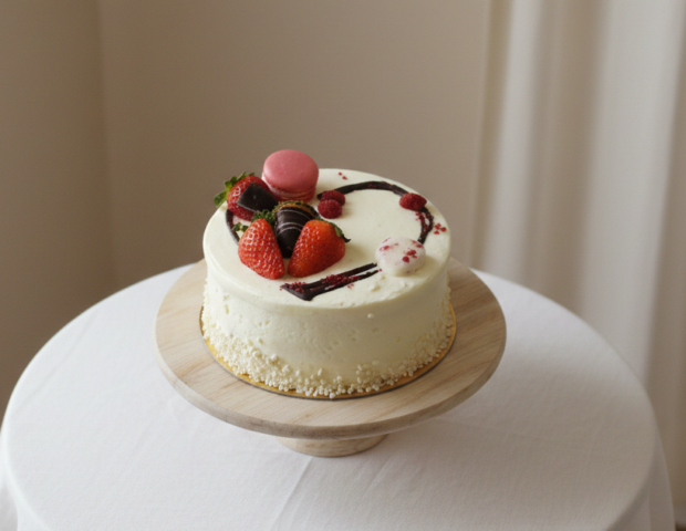 Dortík smetanovo jahodový