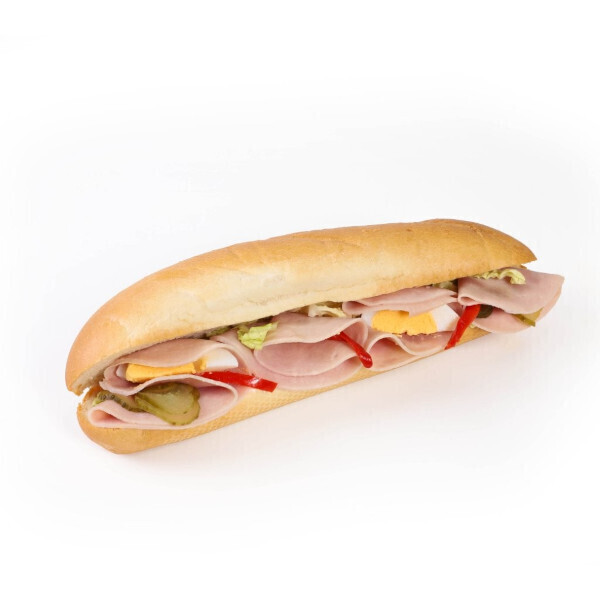 Bageta se šunkou a vejci